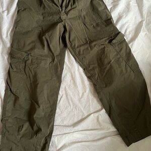 Abercrombie & Fitch Dark Olive Cargo Pants